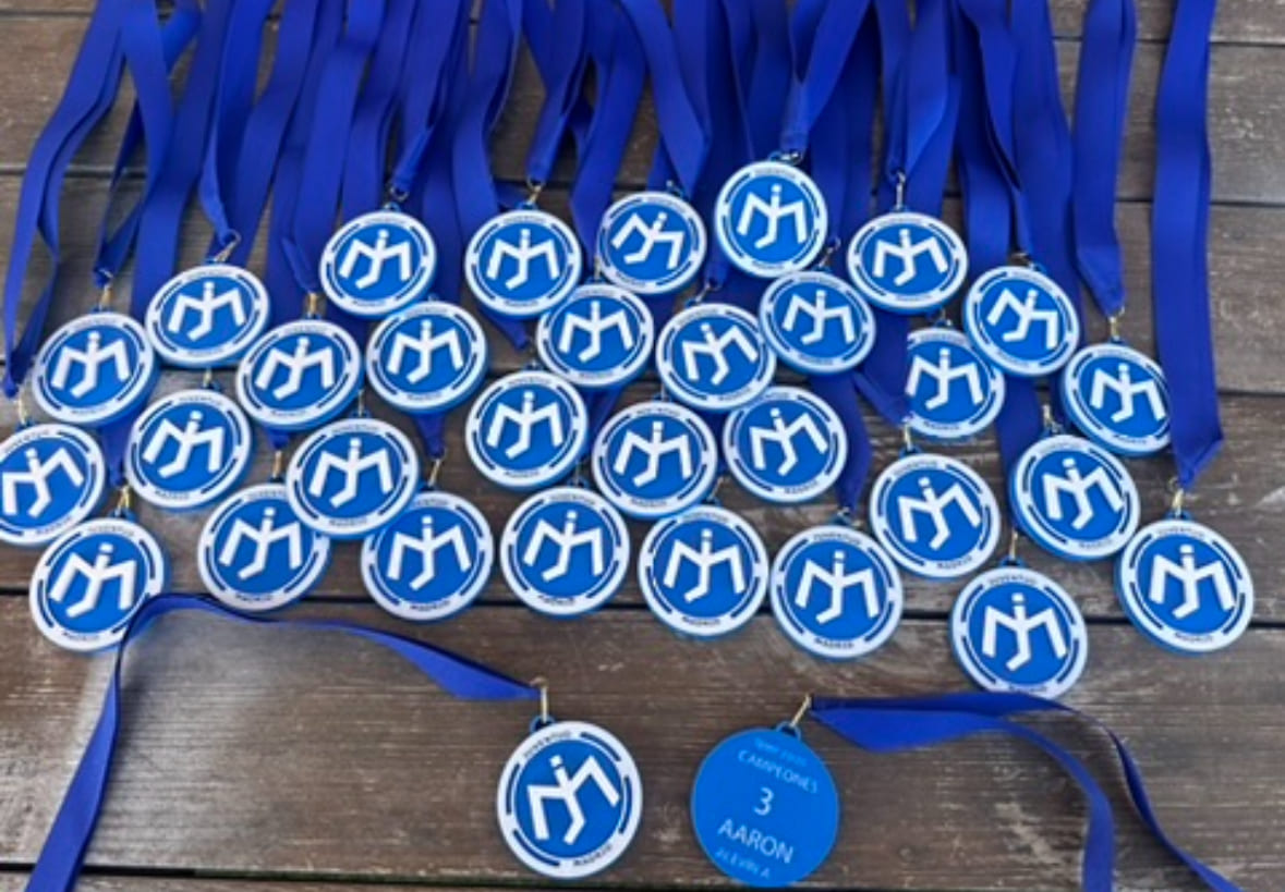 medallas personalizadas 3d campeon
