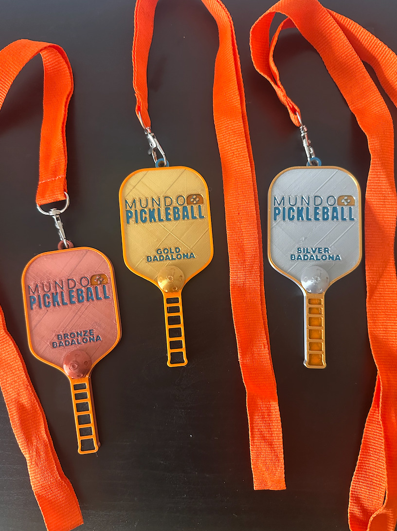Medallas Pickleball personalizadas
