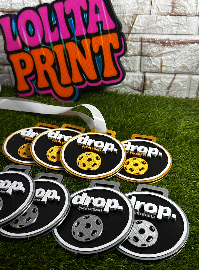 Medalla de Pickleball Grande Personalizada