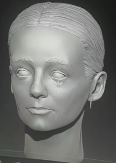 modelado busto 3d escultura
