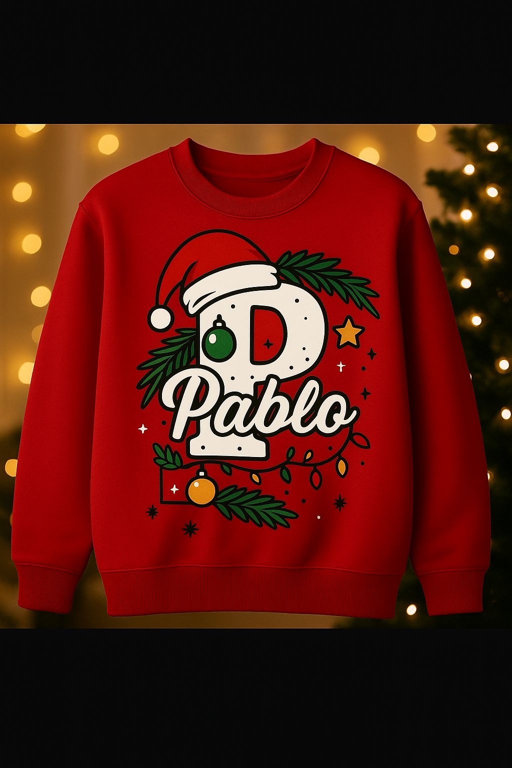 Sudadera Navidad personalizada