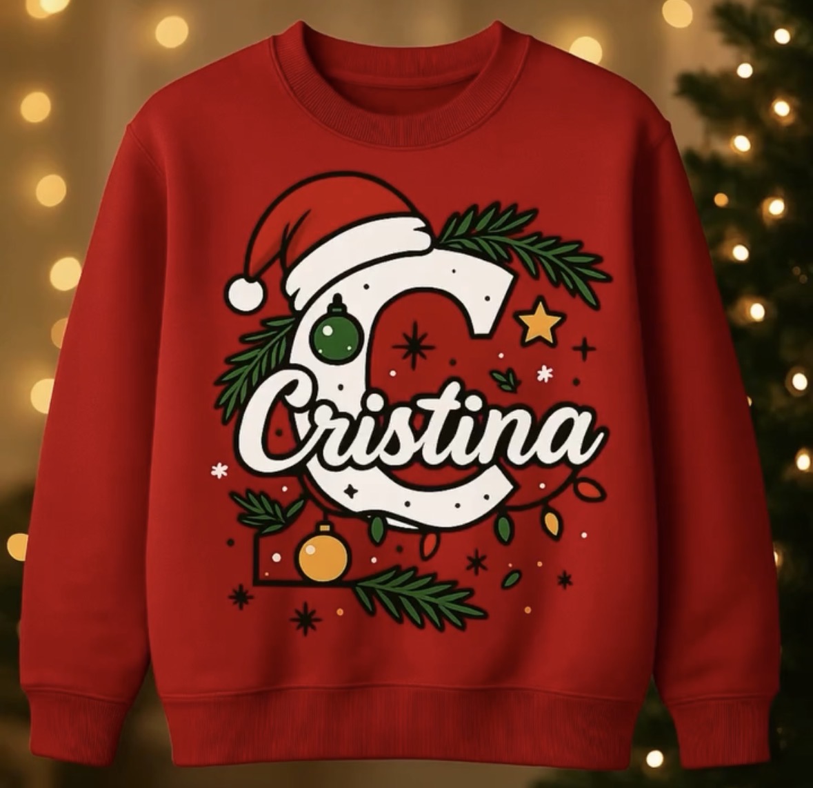 Sudadera Navidad personalizada