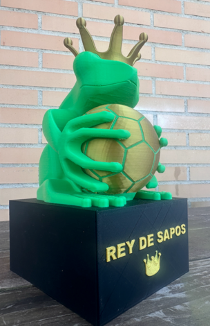 trofeo 3d mascota escudo
