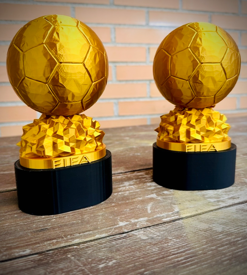 Trofeo Balón de Oro Personalizado