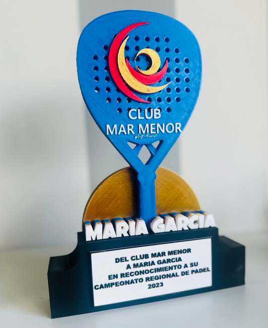 Trofeo de Pádel Personalizado