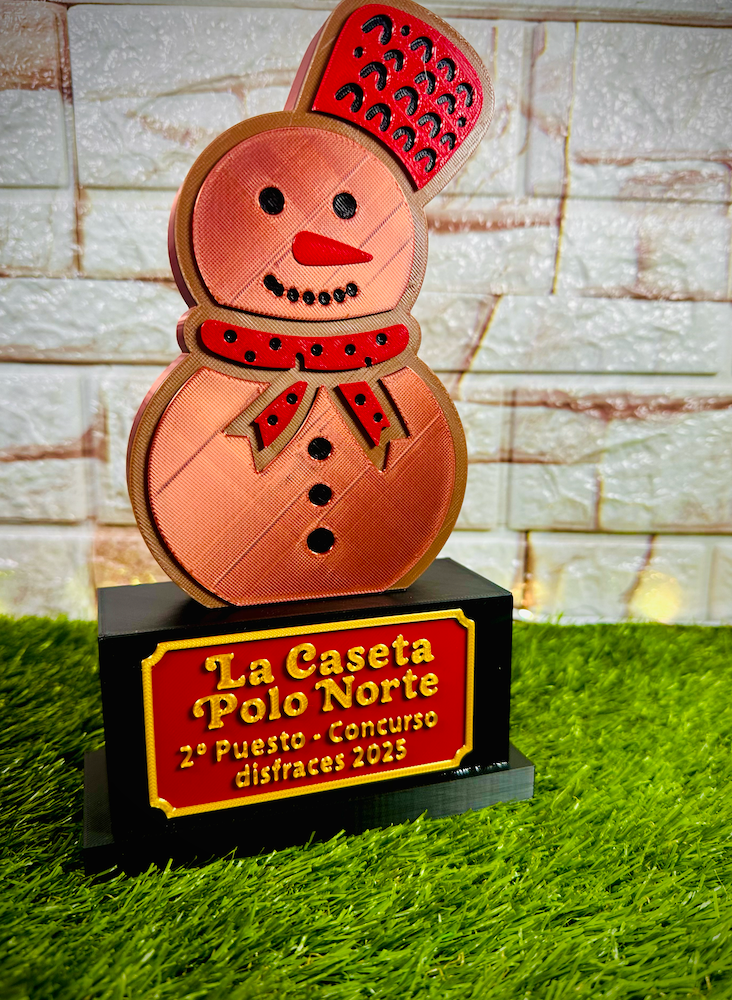 Trofeo Corporativo con Figura Temática