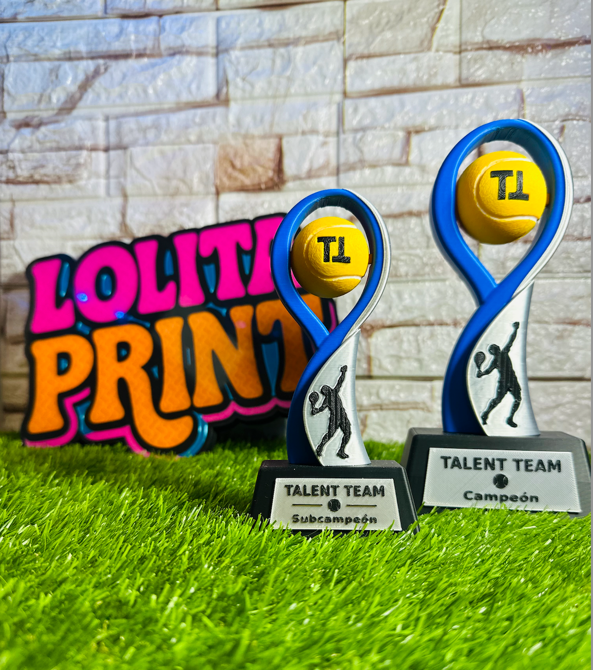 Trofeo de padel personalizado
