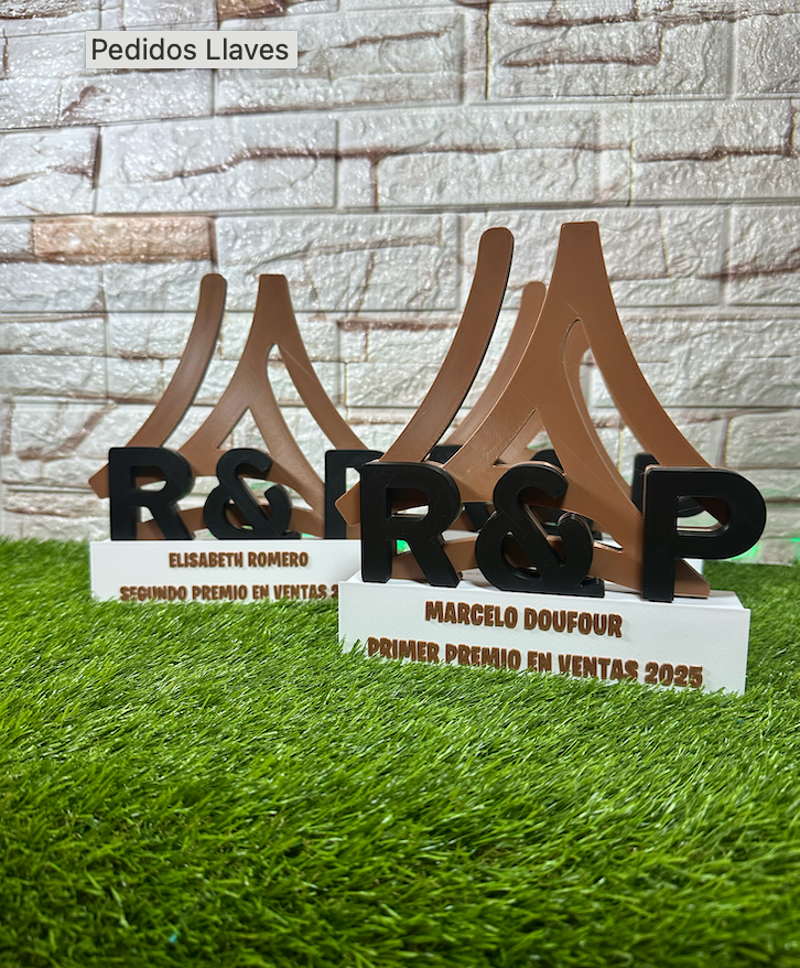 Trofeo Personalizado con Logotipo de Empresa