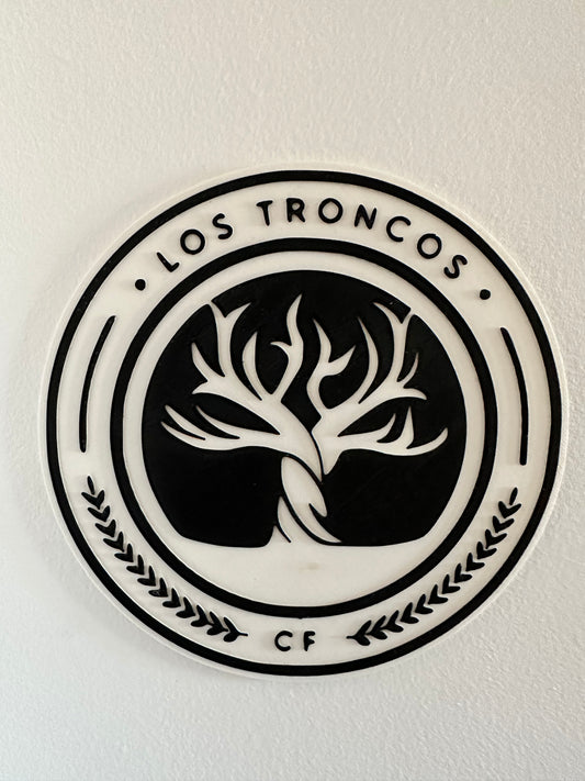 Kings League Los Troncos shield poster