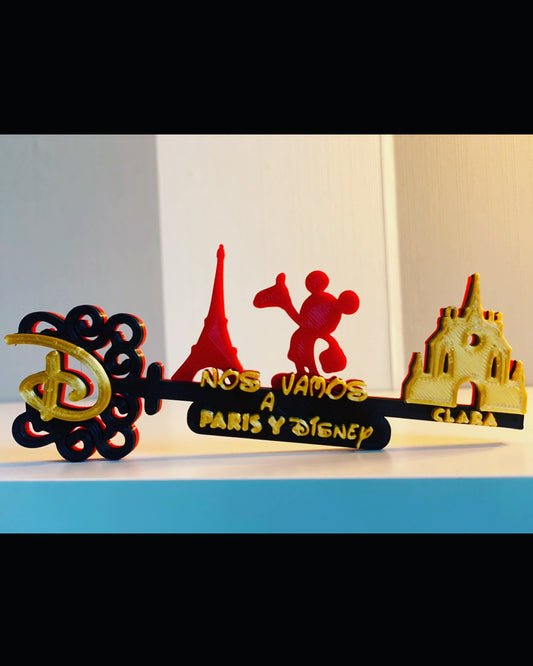 Llave Mickey y Paris