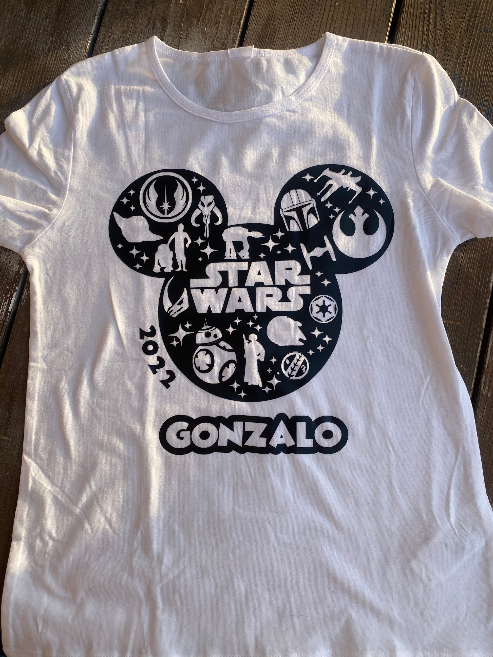 camiseta personalizada star wars