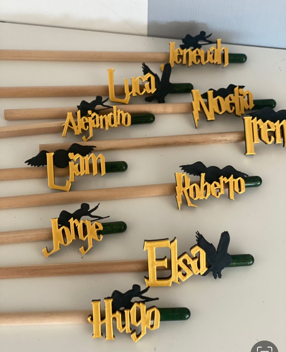 lapices personalizados harry potter