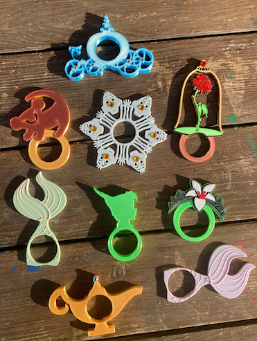 Pack of 8 Disney Napkin Rings